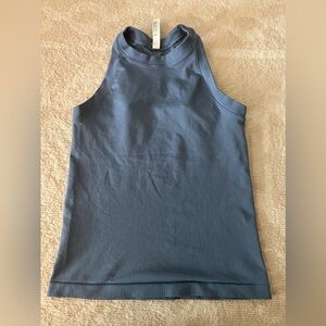 Athleta Small Blue Ribbed Tank